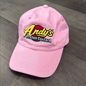 Andy's Frozen Custard Pink Cap